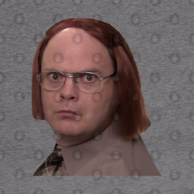 Dwight Schrute as Meredith by aterkaderk